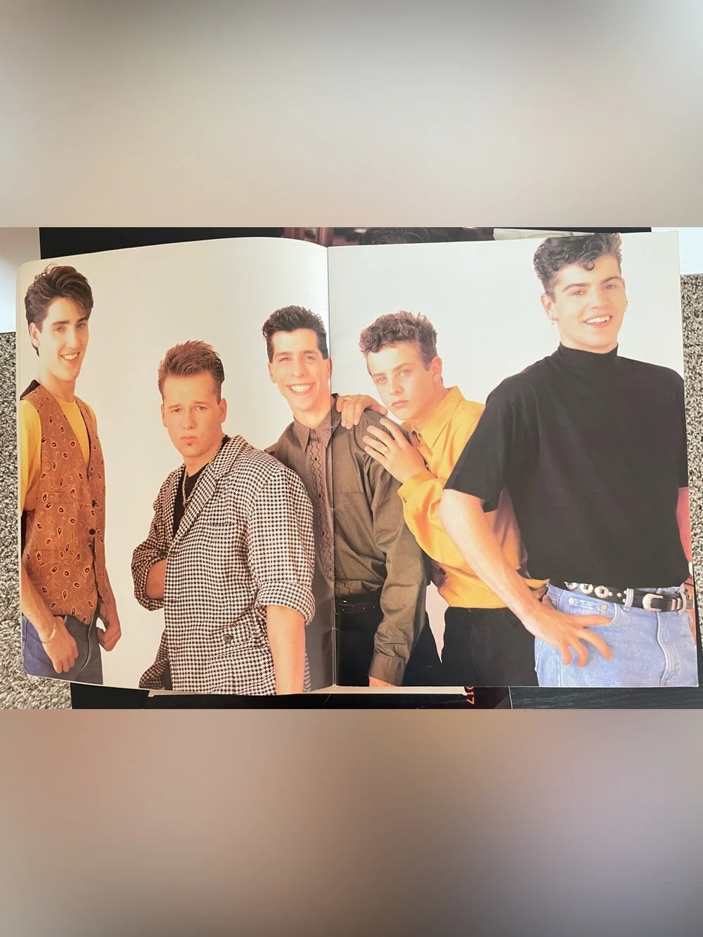 3 New Kids on the Block Concert Program Books and Poster Book